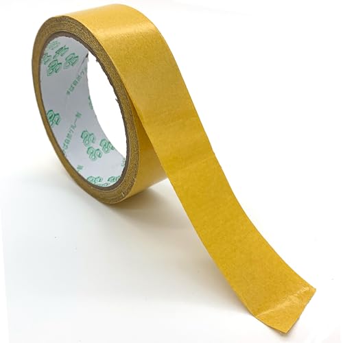 DHER saumband teppicheinfassband selbstklebend stoff klebeband Doppelseitiges Gewebeband, transparentes doppelseitiges Gewebeband für Stoffe ohne Nähen und Bügeln, für Gardinen, Teppich (C, 3CM) von DHER