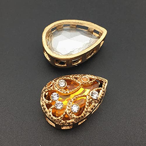 Buntes Glas Kristall Gold Starke Schöne Klauenfassung 13X18MM Schöne Farben Aufnähen Strass Perlen Taschen Hochzeit-topasgelb,13x18mm 5pcs Buntes Glas Kristall Gold Starke Schöne Klauenfassung 13X18MM Schöne Farben Aufnähen Strass Perlen Taschen Hochzeit-topasgelb,13x18mm 5pcs von DHGFH