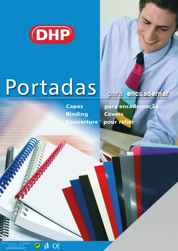 Packung mit 100 Einband aus Polypropylen, 0,45 mm dick, A4-Format, natur Packung mit 100 Einband aus Polypropylen, 0,45 mm dick, A4-Format, natur von DHP