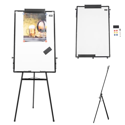 Whiteboard mit Ständer, 61 x 91cm Mobiles White board-Staffeleien mit Radiergummi Whiteboard-Marker, Magnetic Dreibein White Boards, Höhenverstellbar Flipchart Ständer für Klassenzimmer Büro Whiteboard mit Ständer, 61 x 91cm Mobiles White board-Staffeleien mit Radiergummi Whiteboard-Marker, Magnetic Dreibein White Boards, Höhenverstellbar Flipchart Ständer für Klassenzimmer Büro von DHQCQL
