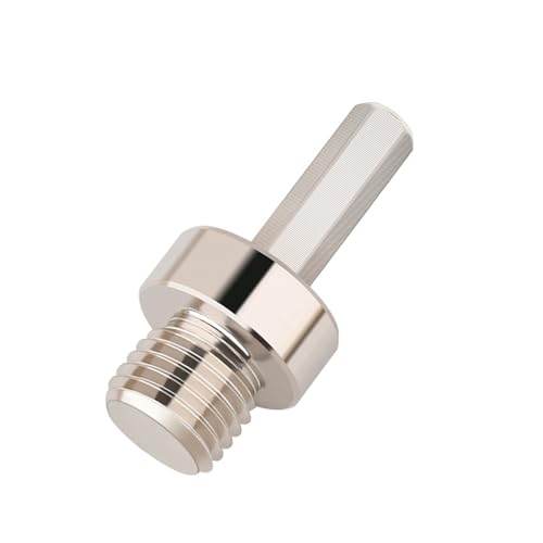 DHRCONPA 5/8-11 Zoll M10 M14 M16 Gewinde auf 3/8 Zoll Sechskant-galvanisierte Arbor-Verbindung, passend for Diamant-Kernbohrer, Lochsäge, montiert auf einer elektrischen Bohrmaschine DHRCONPA 5/8-11 Zoll M10 M14 M16 Gewinde auf 3/8 Zoll Sechskant-galvanisierte Arbor-Verbindung, passend for Diamant-Kernbohrer, Lochsäge, montiert auf einer elektrischen Bohrmaschine von DHRCONPA