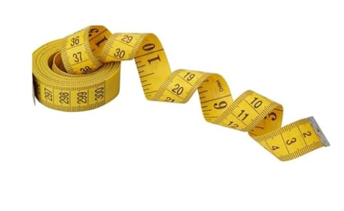 1 Stück tragbares 3-m-Maßband, kleines Maßband, Maßband für Körpermessungen, genaues Maßband mit zwei Skalen, geeignet für Näh-, Handwerker- und Haushaltsmaßbänder 1 Stück tragbares 3-m-Maßband, kleines Maßband, Maßband für Körpermessungen, genaues Maßband mit zwei Skalen, geeignet für Näh-, Handwerker- und Haushaltsmaßbänder von DHSBGWSX