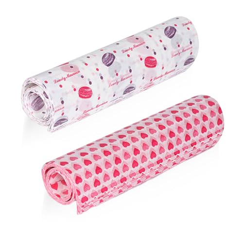 100 Blatt Backwachspapier, fettdichte Lebensmittelverpackungen, Backmatten, Toasteinlagen, Geschenkpapier, Macaron-Graffiti-Wachspapier 100 Blatt Backwachspapier, fettdichte Lebensmittelverpackungen, Backmatten, Toasteinlagen, Geschenkpapier, Macaron-Graffiti-Wachspapier von DHSBGWSX