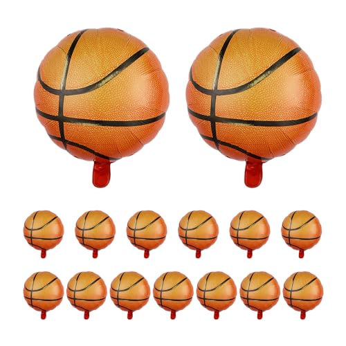 15 Stück Basketball-Luftballons, Basketball-Dekorationen, Basketball-Party-Dekorationen, Sport-Dekorationen, Sportspiel-Dekorationen, kreative Luftballons, Kinder-Luftballons, lustige Luftballons 15 Stück Basketball-Luftballons, Basketball-Dekorationen, Basketball-Party-Dekorationen, Sport-Dekorationen, Sportspiel-Dekorationen, kreative Luftballons, Kinder-Luftballons, lustige Luftballons von DHSBGWSX