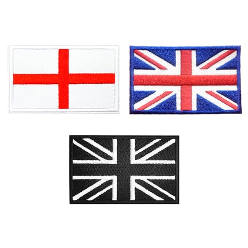 3 Stück britische Flaggen-Flicken, Flaggen-Stoffflicken, Jeans-Flicken, Knieflicken, Armband-Rucksack-Flicken, dekorative Flicken, Jeans-Reparatur 3 Stück britische Flaggen-Flicken, Flaggen-Stoffflicken, Jeans-Flicken, Knieflicken, Armband-Rucksack-Flicken, dekorative Flicken, Jeans-Reparatur von DHSBGWSX