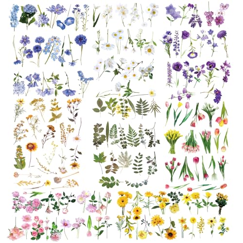 320 Aufkleber, Blumenaufkleber, Pflanzenaufkleber, Retro-Aufkleber, Scrapbook-Aufkleber, Pflanzenaufkleberalben, Bunte Blumen-Notizbuchdekorationen 320 Aufkleber, Blumenaufkleber, Pflanzenaufkleber, Retro-Aufkleber, Scrapbook-Aufkleber, Pflanzenaufkleberalben, Bunte Blumen-Notizbuchdekorationen von DHSBGWSX