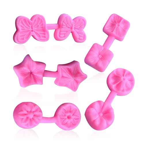 5 Stück Blumenformen, Blumen-Silikonformen, Antihaftbeschichtete Blumenmuster-Formen, Schleifenformen Für Kuchendekoration, Blumen-Fondant-Formen Für Kuchendekoration 5 Stück Blumenformen, Blumen-Silikonformen, Antihaftbeschichtete Blumenmuster-Formen, Schleifenformen Für Kuchendekoration, Blumen-Fondant-Formen Für Kuchendekoration von DHSBGWSX