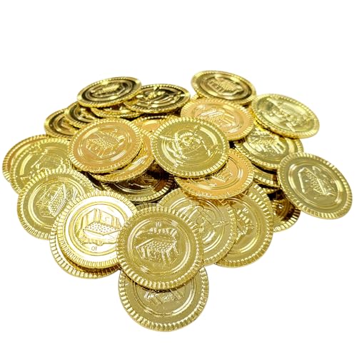 DHSBGWSX 50 Stück Goldmünzen, Spielgoldmünzen, Spaßmünzen, Piratenschatzgoldmünzen, Kindergeburtstag Goldmünzengeschenke, Spielgoldmünzen Spielzeug DHSBGWSX 50 Stück Goldmünzen, Spielgoldmünzen, Spaßmünzen, Piratenschatzgoldmünzen, Kindergeburtstag Goldmünzengeschenke, Spielgoldmünzen Spielzeug von DHSBGWSX