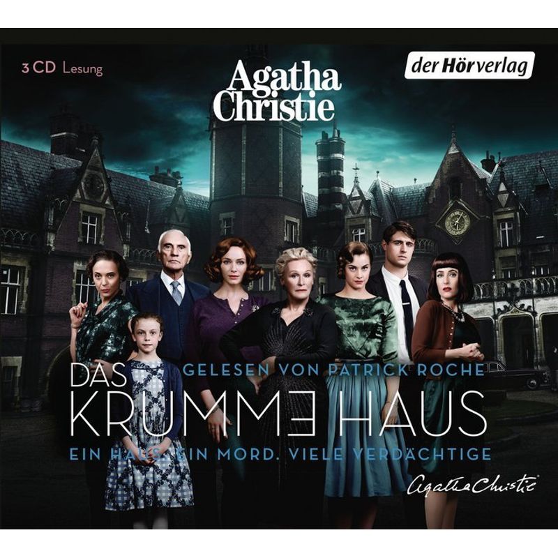 Das Krumme Haus,3 Audio-Cds - Agatha Christie (Hörbuch) von DHV Der HörVerlag