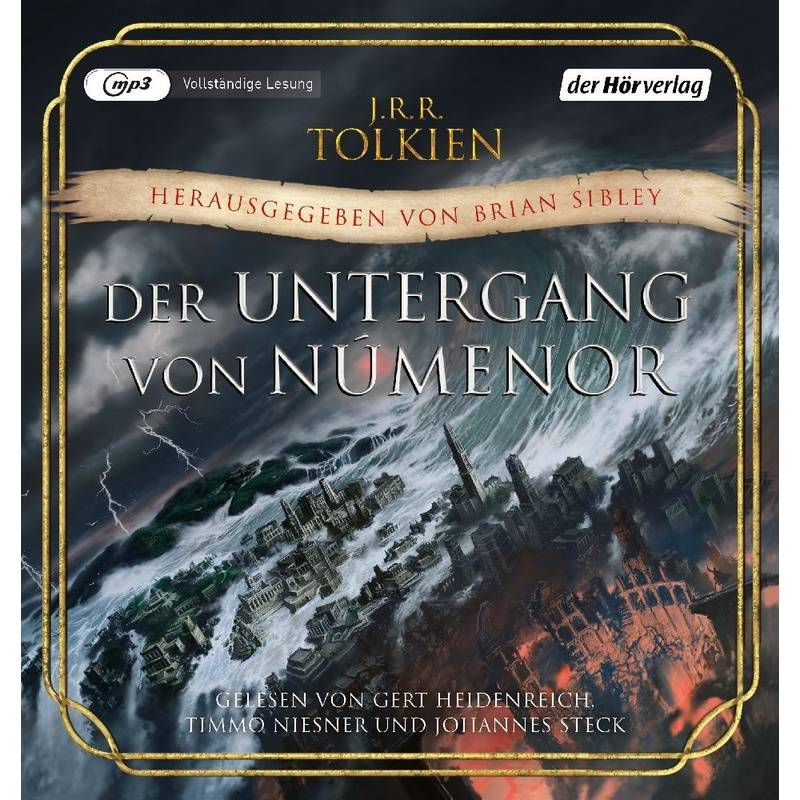 Der Untergang Von Númenor,2 Audio-Cd, 2 Mp3 - J.R.R. Tolkien (Hörbuch) von DHV Der HörVerlag