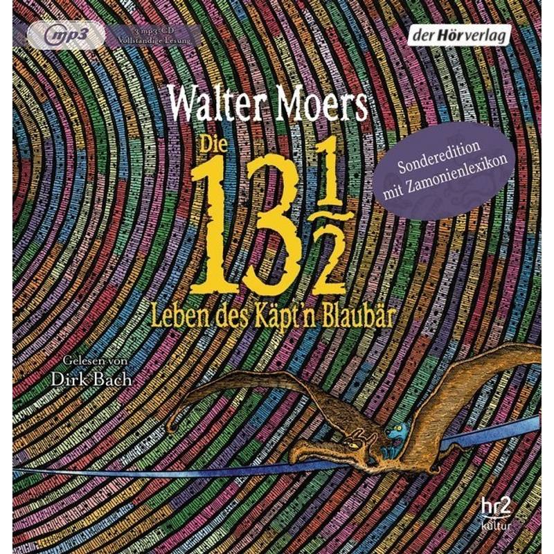 Die 13 1/2 Leben Des Käpt'n Blaubär,3 Audio-Cd, 3 Mp3 - Walter Moers, Anja Dollinger (Hörbuch) von DHV Der HörVerlag