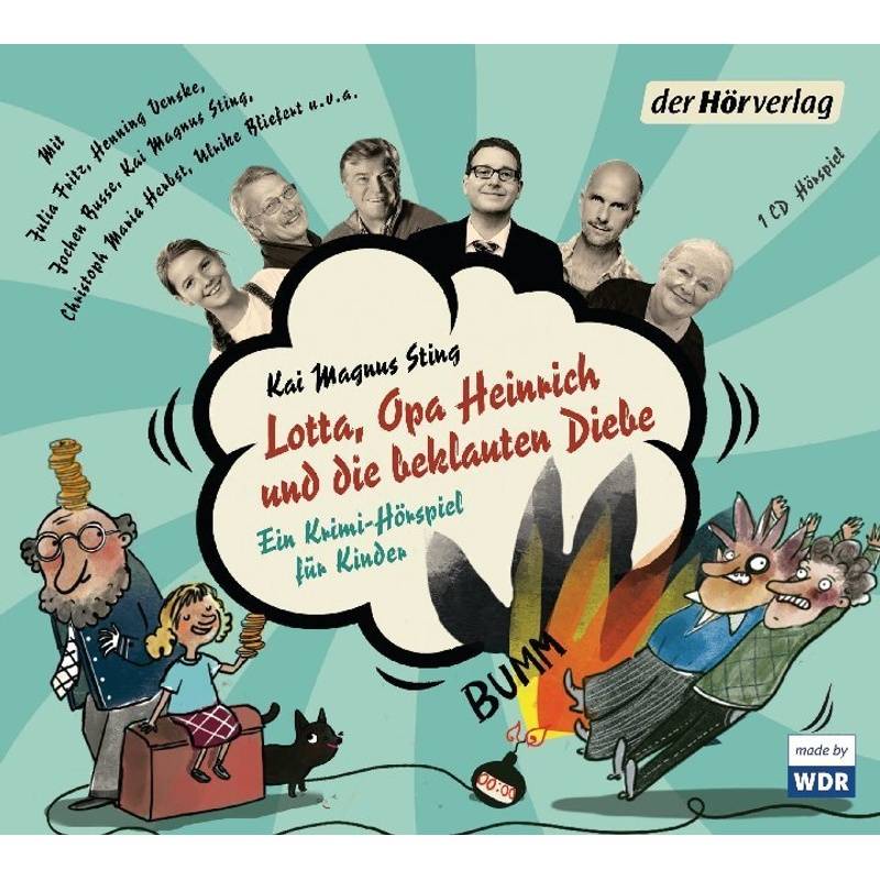 Lotta, Opa Heinrich Und Die Beklauten Diebe,1 Audio-Cd - Kai Magnus Sting (Hörbuch) von DHV Der HörVerlag