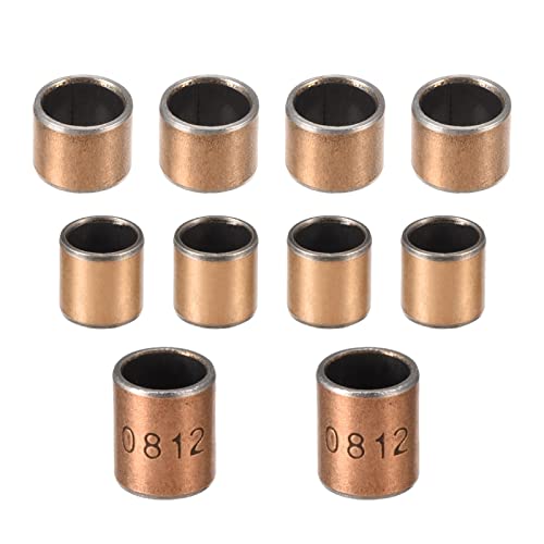 DHVIJA Gleitlager (Gleitlager) 8 mm Bohrung 10 mm Außendurchmesser Umwickelte ölfreie selbstschmierende Buchsen Länge 5 mm 8 mm 10 mm 12 mm 15 mm Joyous (Size : 8x10x8 10pcs) von DHVIJA