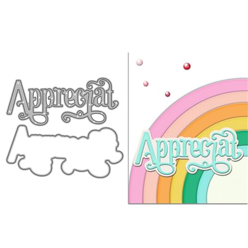 Apprecjat Schatten-Stanzformen für Kartenherstellung, Metall-Stanzformen Sets für DIY, handgemachtes Scrapbooking, Papierbasteln, Festivals, Album, Party, Hochzeit, dekoratives Zubehör von DHVTESN