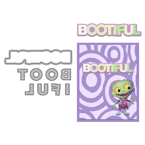 BOOTIFUL Schatten-Stanzformen für Kartenherstellung, Metall-Stanzformen Sets für DIY, handgemachtes Scrapbooking, Papierbasteln, Festivals, Album, Party, Hochzeit, dekoratives Zubehör von DHVTESN