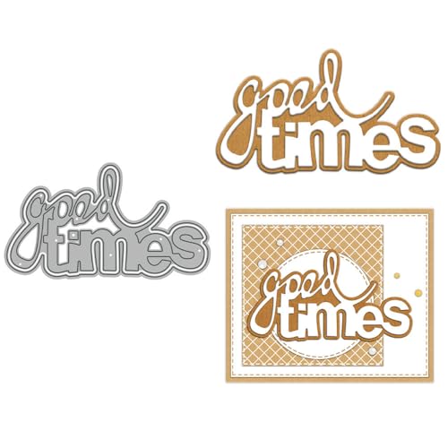 Good Times Stanzformen für Kartenherstellung, Metall-Stanzformen-Sets für Bastelarbeiten, Scrapbooking, Papierbasteln, Festivals, Alben, Party, Hochzeit, dekoratives Zubehör von DHVTESN