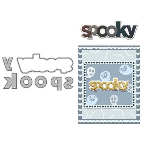 Gruselige Schatten-Stanzformen für Kartenherstellung, Metall-Stanzformen-Sets für DIY, handgemachtes Scrapbooking, Papierbasteln, Festivals, Album, Party, Hochzeit, dekoratives Zubehör von DHVTESN