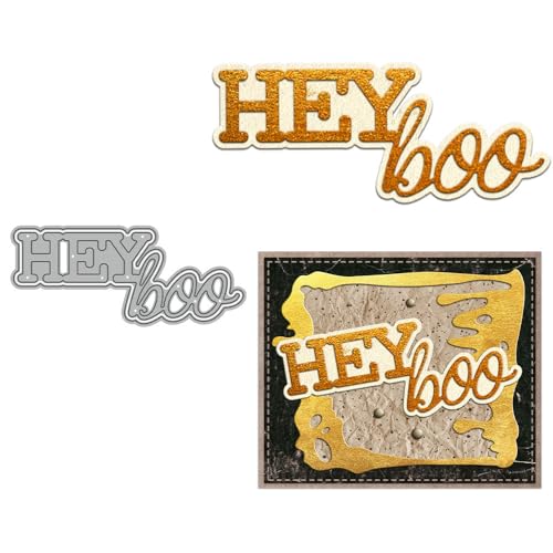 Hey Boo Stanzformen für Kartenherstellung, Metall-Stanzformen-Sets für DIY, handgemachtes Scrapbooking, Papierbasteln, Festivals, Album, Party, Hochzeit, dekoratives Zubehör von DHVTESN