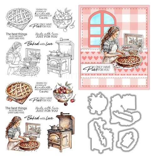 Kuchen-Stempel und Stanzformen für die Kartenherstellung, Pizza, transparent, Silikon, transparent, Stempel, Metall-Stempel- und Metall-Stanzformen, Sets für DIY, Scrapbooking, Papierbasteln Kuchen-Stempel und Stanzformen für die Kartenherstellung, Pizza, transparent, Silikon, transparent, Stempel, Metall-Stempel- und Metall-Stanzformen, Sets für DIY, Scrapbooking, Papierbasteln von DHVTESN