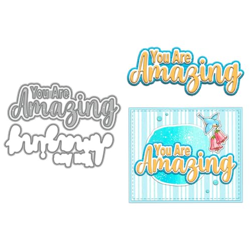 Sie sind erstaunliche Stanzformen für Kartenherstellung, Metall-Stanzformen-Sets für DIY, handgemachtes Scrapbooking, Papierbasteln, Festivals, Album, Party, Hochzeit, dekoratives Zubehör von DHVTESN