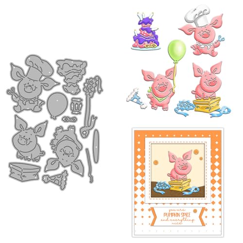Stanzformen für Kartenherstellung, Tier-Metall-Stanzformen für Bastelarbeiten, Scrapbooking, Papierbasteln, Festivals, Alben, Party, Hochzeit, dekoratives Zubehör von DHVTESN