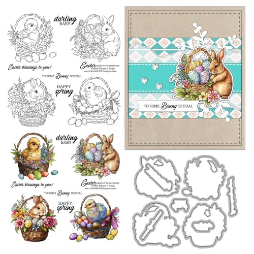 Stempel und Stanzformen für Grußkarten, Ostereier, transparenter Silikon-Stempel und Metall-Stanzformen, Sets für Bastelarbeiten, Scrapbooking, Papierbasteln, Dichtungen, dekoratives Zubehör Stempel und Stanzformen für Grußkarten, Ostereier, transparenter Silikon-Stempel und Metall-Stanzformen, Sets für Bastelarbeiten, Scrapbooking, Papierbasteln, Dichtungen, dekoratives Zubehör von DHVTESN