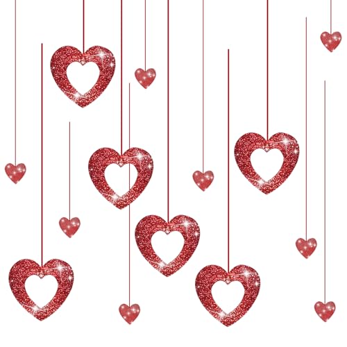 DHWEKU Deko für Valentinstag,Herz Girlanden,Herzen Banner, Party-Dekoration für Valentinstag, Hochzeit, Verlobung, Geburtstag, Jubiläumsfeier und Abschlussfeier DHWEKU Deko für Valentinstag,Herz Girlanden,Herzen Banner, Party-Dekoration für Valentinstag, Hochzeit, Verlobung, Geburtstag, Jubiläumsfeier und Abschlussfeier von DHWEKU