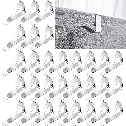 DHYLRICHER Tischdeckenklammern, robuste Picknick-Tisch-Clips, Edelstahl-Tischdeckenklammern, Tischdeckenhalter, ideal für Zuhause, Hochzeit, Party, drinnen und draußen, Camping, Picknick, 60 Stück DHYLRICHER Tischdeckenklammern, robuste Picknick-Tisch-Clips, Edelstahl-Tischdeckenklammern, Tischdeckenhalter, ideal für Zuhause, Hochzeit, Party, drinnen und draußen, Camping, Picknick, 60 Stück von DHYLRICHER