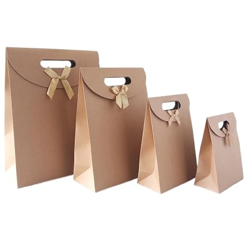 DHYUACN Hochzeitsgeschenkbox 5/10/20 stücke Transparente Fenster Kraft Papier Taschen for Hochzeit Geburtstag Party Süßigkeiten Verpackung Box Backen Takeaway Tasche(Kraft-No Window,5PCS_14X7X20CM) DHYUACN Hochzeitsgeschenkbox 5/10/20 stücke Transparente Fenster Kraft Papier Taschen for Hochzeit Geburtstag Party Süßigkeiten Verpackung Box Backen Takeaway Tasche(Kraft-No Window,5PCS_14X7X20CM) von DHYUACN