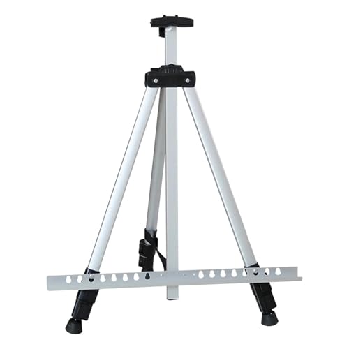 Tischstaffelei für Ausstellung und Malerei Faltbare Staffelei Skizze Stehen Teleskop Einstellbare Metall Display Stand Stativ Malerei Zeichnung Racks(Color2) von DHYUACN