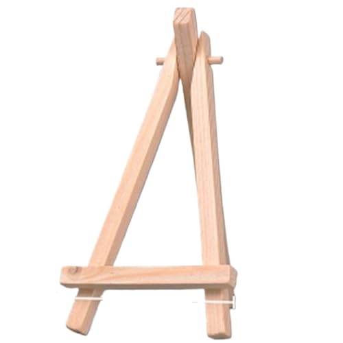 Tischstaffelei für Ausstellung und Malerei Malerei Handwerk Halter Klapp Stativ Tisch Name Karte Stehen Mini Staffelei Rahmen Desktop Regal Display(11x19.0cm) von DHYUACN
