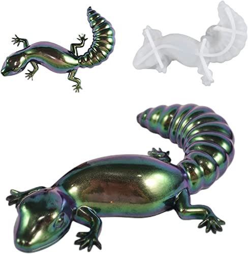 DHliIQQ Kunstharz-Tierformen, 3D-Frosch, Silikonform, Eidechse, Epoxidharz, Schnecken, Gießform für Wandbehang, Desktop-Dekoration DHliIQQ Kunstharz-Tierformen, 3D-Frosch, Silikonform, Eidechse, Epoxidharz, Schnecken, Gießform für Wandbehang, Desktop-Dekoration von DHliIQQ