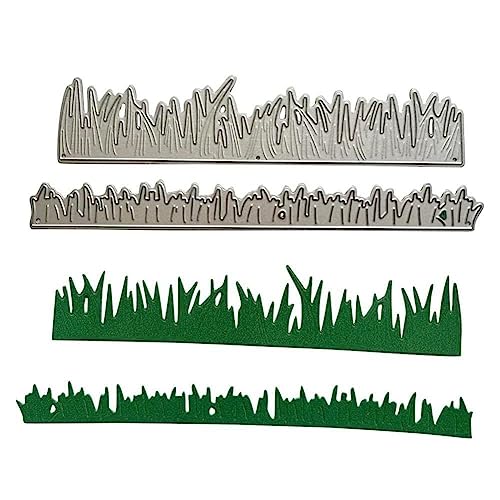 Gras-Stanzschablonen, grünes Gras, Metall, Stanzformen für Heimwerker, Scrapbooking, Papierbasteln, dekorative Karten, Album von DHliIQQ