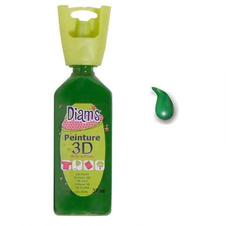 DIAM'S 3D-Farbe, alle Untergründe, Tannengrün, glänzend, 37 ml von DIAM'S