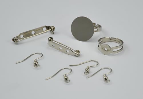 DIAM'S 8 Stück Verschlüsse und Halter für Schmuck von Diam's