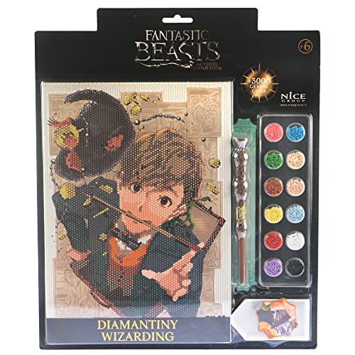 DIAMANTINY 21007 Fantastische Tiere - Wizarding Dinasty Newt und Snaso - Mosaik-Set, Aktivitäten Crystal Art, Diamond Painting, 1 Bild A4, mehrfarbig, 21 x 29,7 cm DIAMANTINY 21007 Fantastische Tiere - Wizarding Dinasty Newt und Snaso - Mosaik-Set, Aktivitäten Crystal Art, Diamond Painting, 1 Bild A4, mehrfarbig, 21 x 29,7 cm von DIAMANTINY
