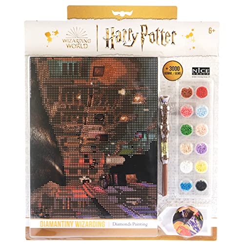 DIAMANTINY Harry Potter-Landscape Diagon Alley - Kreieren Sie das Mosaik, Crystal Art, Diamond Painting, 1 Bild, mehrfarbig, Small, 21001 von DIAMANTINY