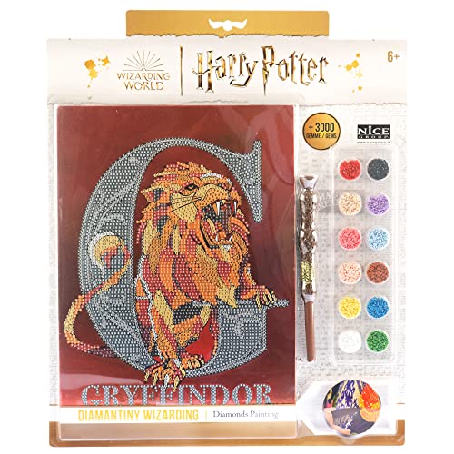 DIAMANTINY Harry Potter 21019 – Wizarding Stand Together Gryffindor – Kit Mosaik – Aktivitäten Crystal Art Diamond Painting – 1 x A4 Bild, mehrfarbig, 21 x 29,7 cm DIAMANTINY Harry Potter 21019 – Wizarding Stand Together Gryffindor – Kit Mosaik – Aktivitäten Crystal Art Diamond Painting – 1 x A4 Bild, mehrfarbig, 21 x 29,7 cm von DIAMANTINY