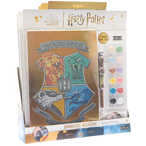 DIAMANTINY Harry Potter – Wizarding Stand Together – Kit für Mosaik, Crystal Art, Diamond Painting, 1 Bild A4 zufällig sortiert von DIAMANTINY