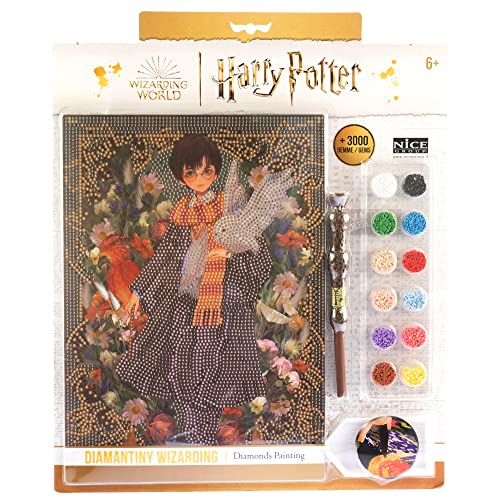 DIAMANTINY Harry Potter – Yume Fantasy Harry – Kit für Mosaik, Crystal Art, Diamond Painting, 1 Bild A4 von DIAMANTINY