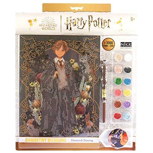 DIAMANTINY Harry Potter – Yume Fantasy Ron – Kit für Mosaik, Crystal Art, Diamond Painting, 1 Bild A4, Multicolor, 21 x 29,7 cm, 21011 von DIAMANTINY