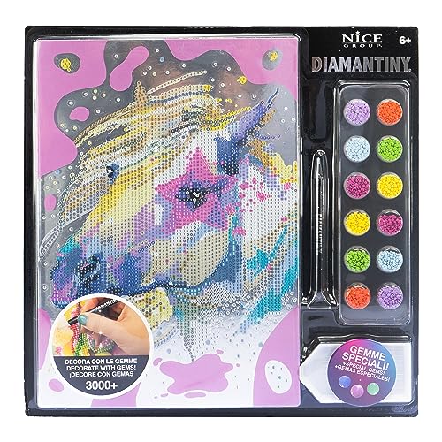 DIAMANTINY Level Up-AQUARELL-Unicorn Diamond Painting, A4, 96331 von DIAMANTINY