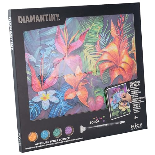 DIAMANTINY Level Up - Bild - Creative Art, Diamond Painting Kit, Mosaik Tropical Flowers DIAMANTINY Level Up - Bild - Creative Art, Diamond Painting Kit, Mosaik Tropical Flowers von DIAMANTINY