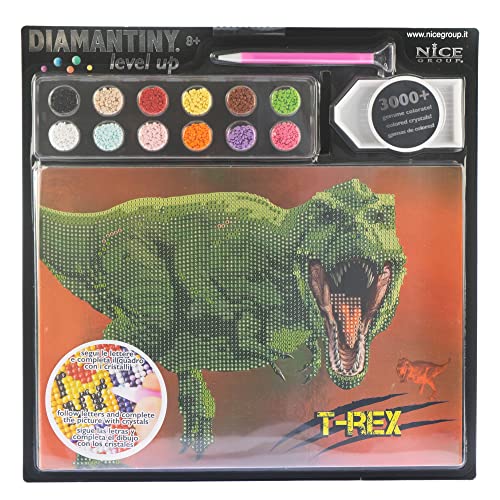 DIAMANTINY Level Up Nice Group Creative Art, Diamond Painting Kit Mosaik, DINOSAURS, T-Rex DIAMANTINY Level Up Nice Group Creative Art, Diamond Painting Kit Mosaik, DINOSAURS, T-Rex von DIAMANTINY