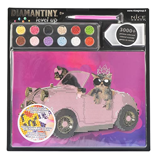 DIAMANTINY Level Up - Pets - Crystal Art, Diamond Painting Kit, Princesses von DIAMANTINY