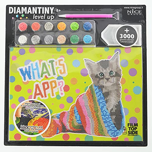 DIAMANTINY Level Up – Pets – Nice Group Creative Art Diamond Painting Kit – Pets Whatsapp von DIAMANTINY