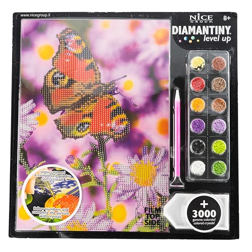 DIAMANTINY Level Up – Wild – Nice Group Creative Art Diamond Painting Kit – Malerei Schmetterling von DIAMANTINY