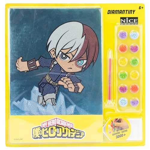 DIAMANTINY - My Hero Academy Action - Kit für Mosaik, Crystal Art, Diamond Painting, 1 Bild A4, Todoroki von DIAMANTINY