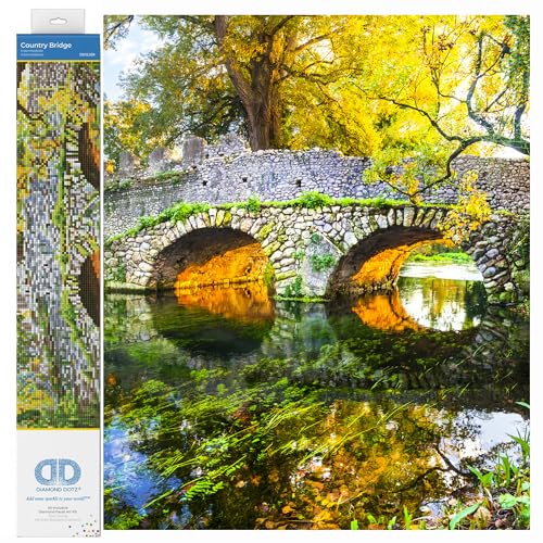 DIAMOND DOTZ 2592171 Original 5D Diamond Painting Set, Brücke, DIY Diamant-Malerei-Kit mit runden Glitzersteinen für Erwachsene und Kinder ab 12 Jahren, advanced DIAMOND DOTZ 2592171 Original 5D Diamond Painting Set, Brücke, DIY Diamant-Malerei-Kit mit runden Glitzersteinen für Erwachsene und Kinder ab 12 Jahren, advanced von DIAMOND DOTZ