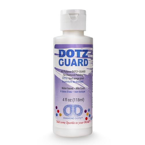 DIAMOND DOTZ 2592455 2524558 Diamond Painting Versiegelung, Dotz Guard, 118ml transparenter Schutz-Kleber für Glitzerbilder, Diamant-Malerei Zubehör, Kunststoff von DIAMOND DOTZ